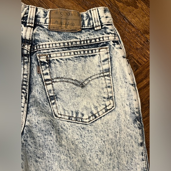 VTG Y2K Levis 900 Series Acid Washed High Rise Mom Straight Jeans SZ 9 26 X 30 - Picture 5 of 9